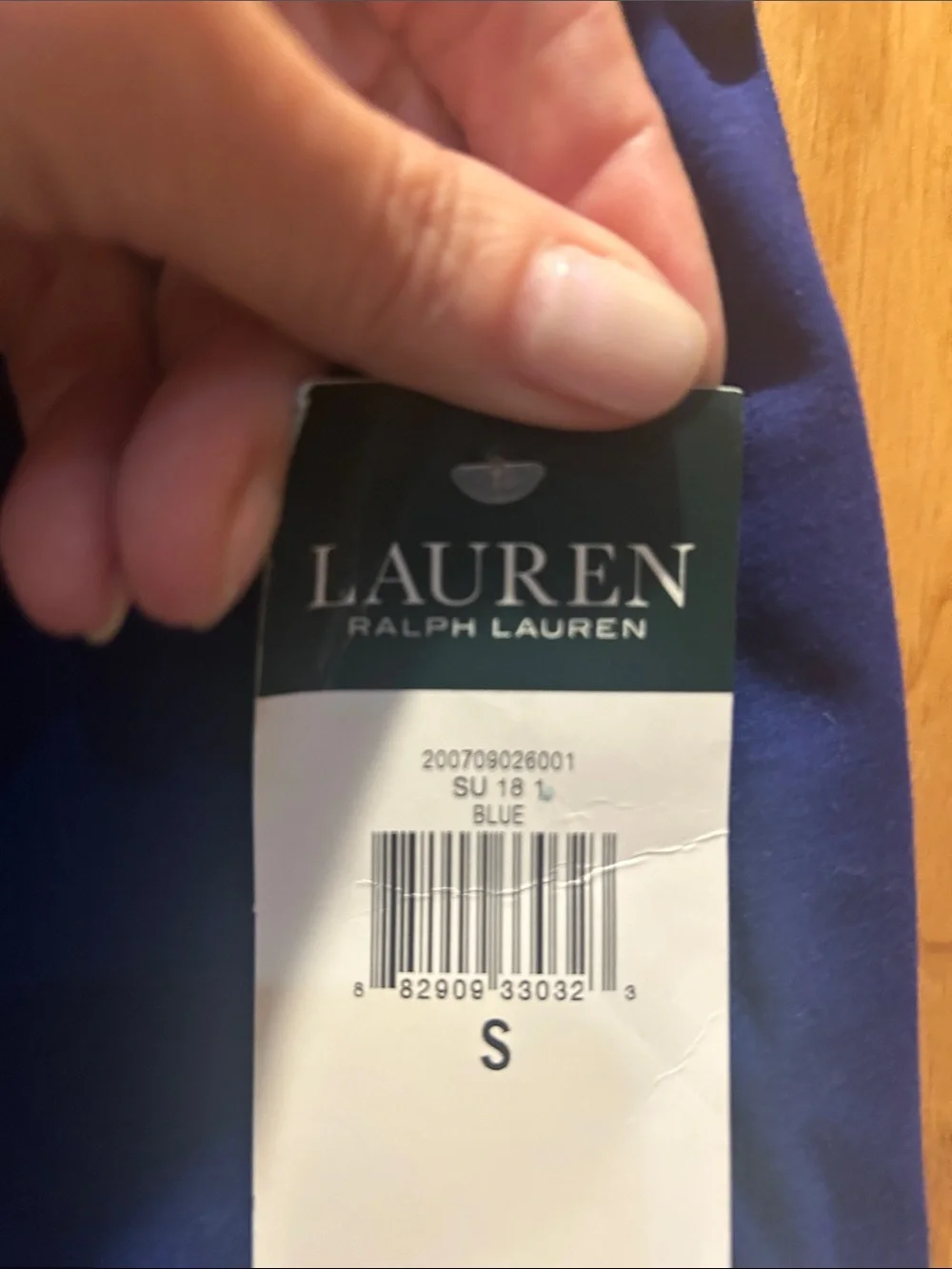 Lauren Ralph Lauren Royal Blue Midi Skirt